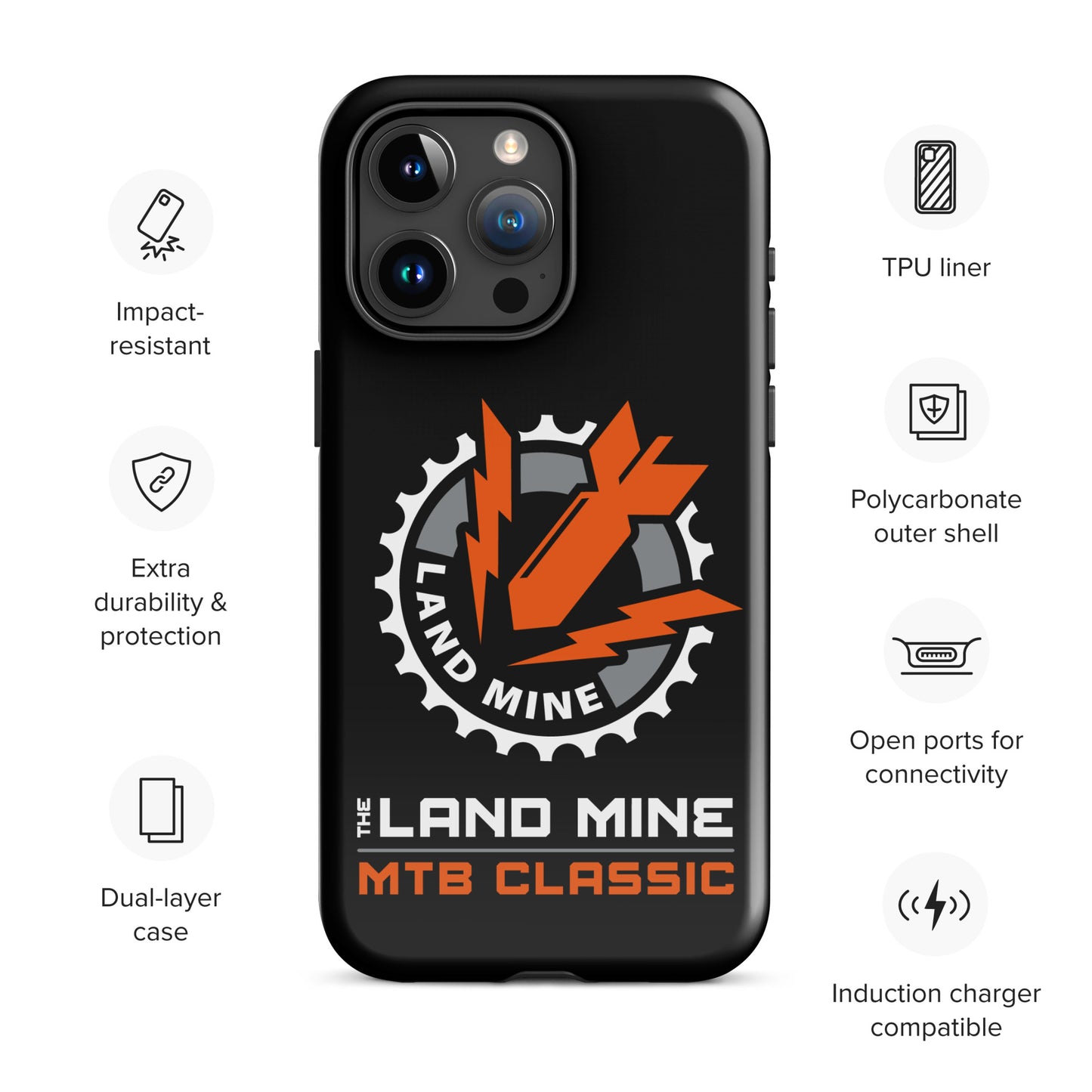 LandmineMTB: Tough Case for iPhone® / Classic Logo