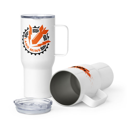 LandmineMTB: Travel Mug w/ Handle