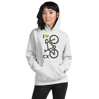 I 💚 CX: Unisex Hoodie / I Heart CX / Light