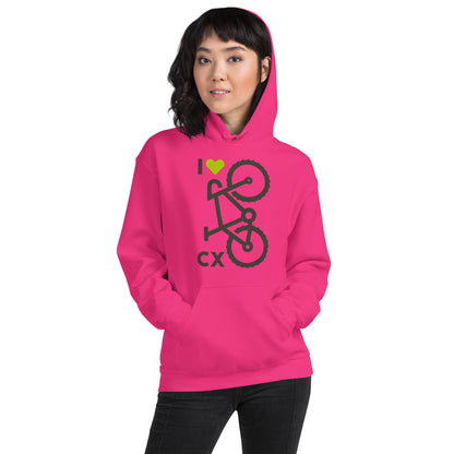 I 💚 CX: Unisex Hoodie / I Heart CX / Light