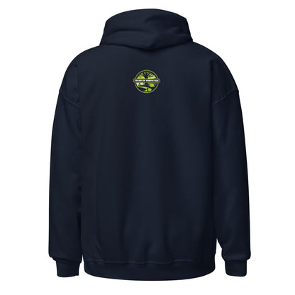 FOW: Unisex Hoodie / Green Logo w/ Dark Hoodie