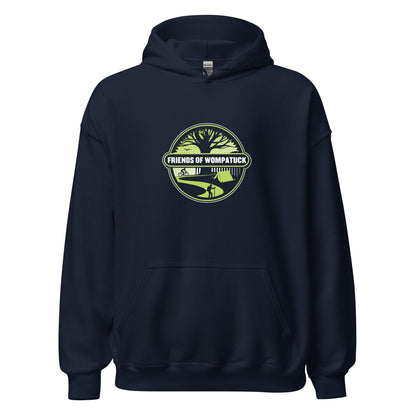 FOW: Unisex Hoodie / Green Logo w/ Dark Hoodie