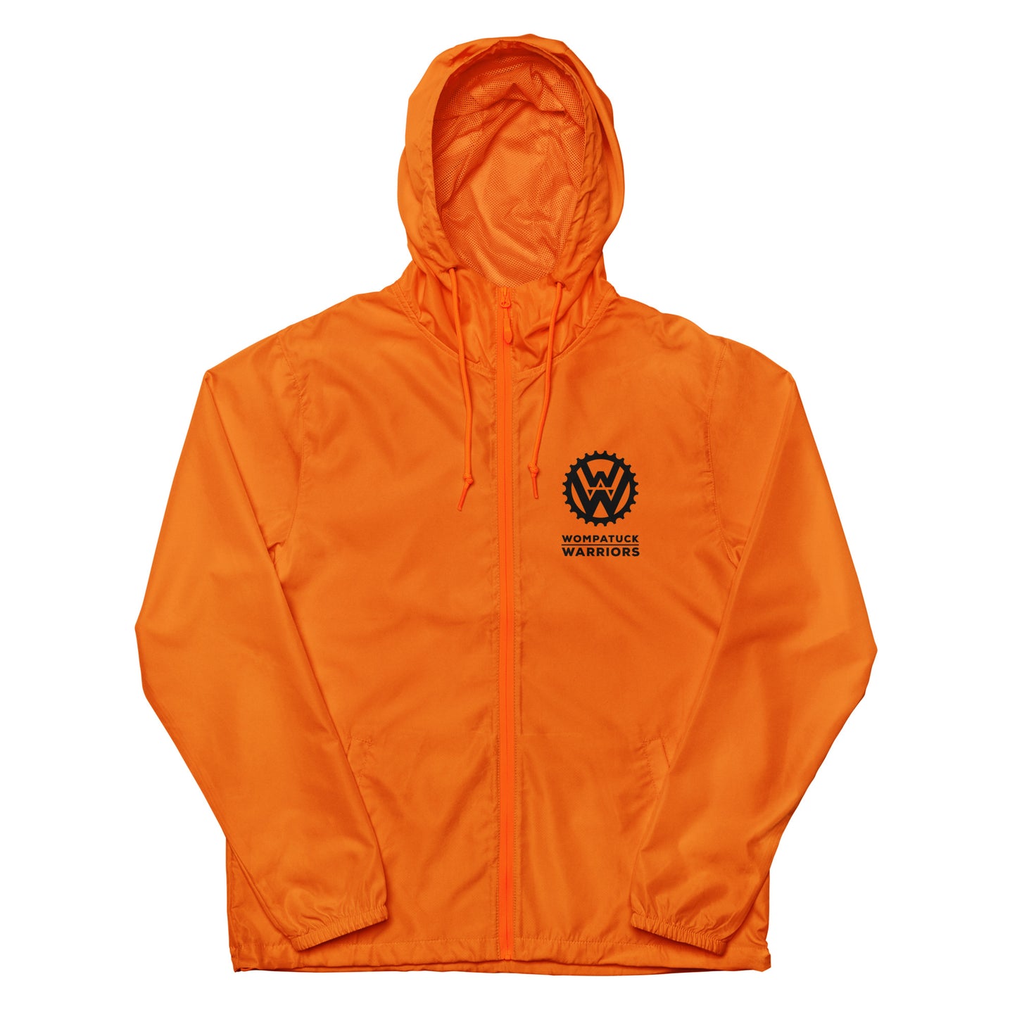 Warriors: Unisex Zip Up Windbreaker / Orange