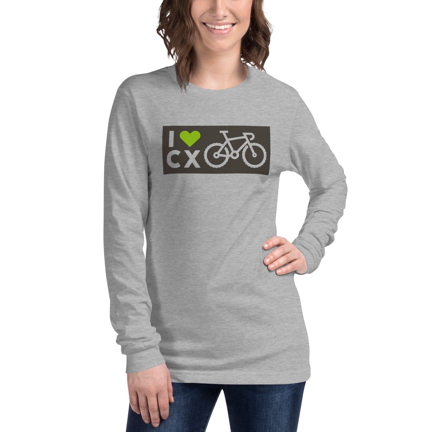 I 💚 CX: Unisex Long Sleeve T-shirt / Light