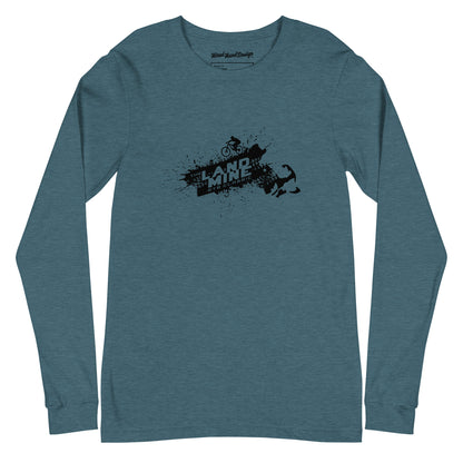 LandmineMTB: Unisex Long Sleeve Tee / Muddy MA