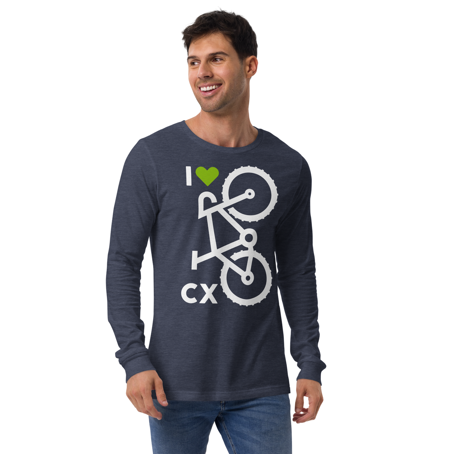 I 💚 CX: Unisex Long Sleeve T-shirt / Dark