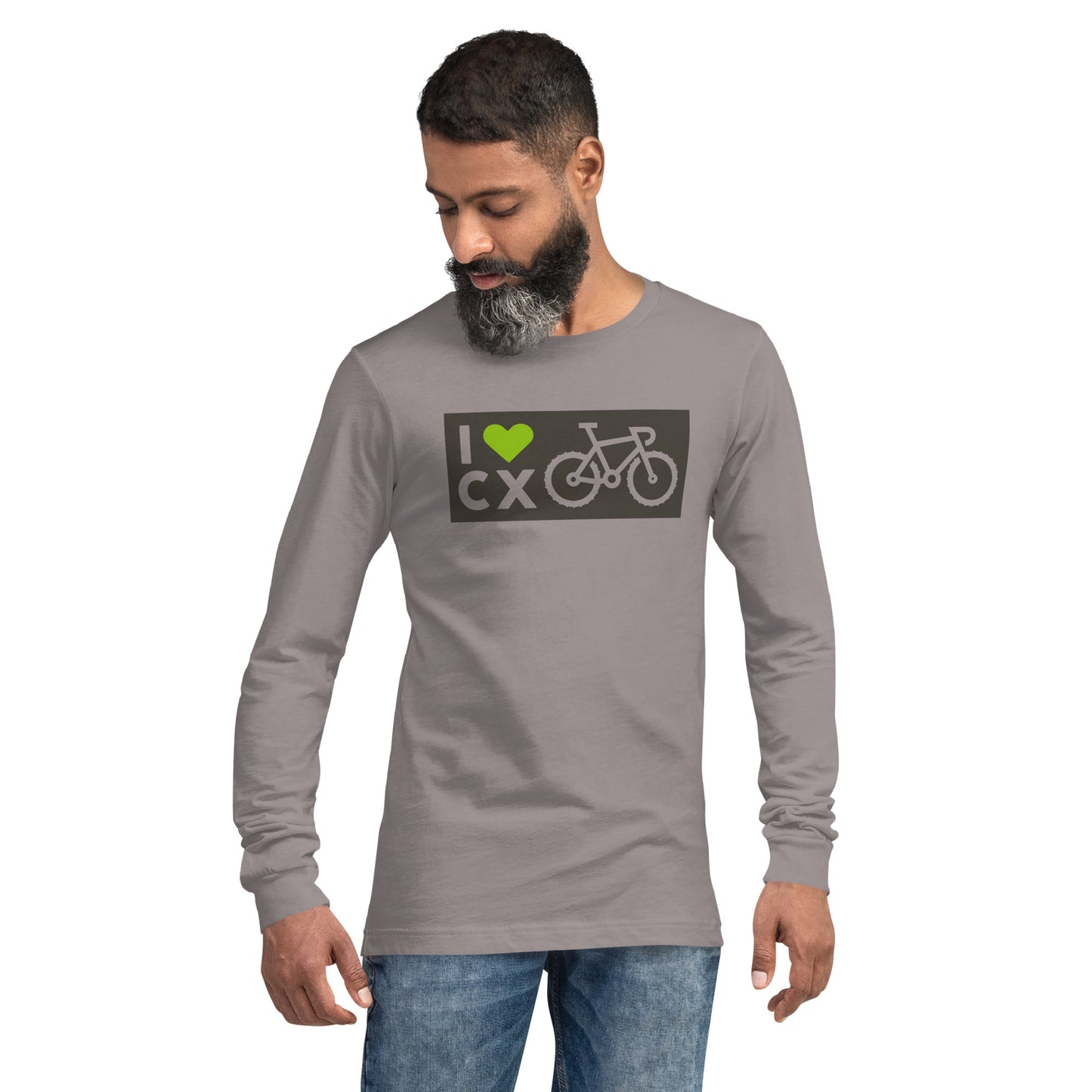 I 💚 CX: Unisex Long Sleeve T-shirt / Light