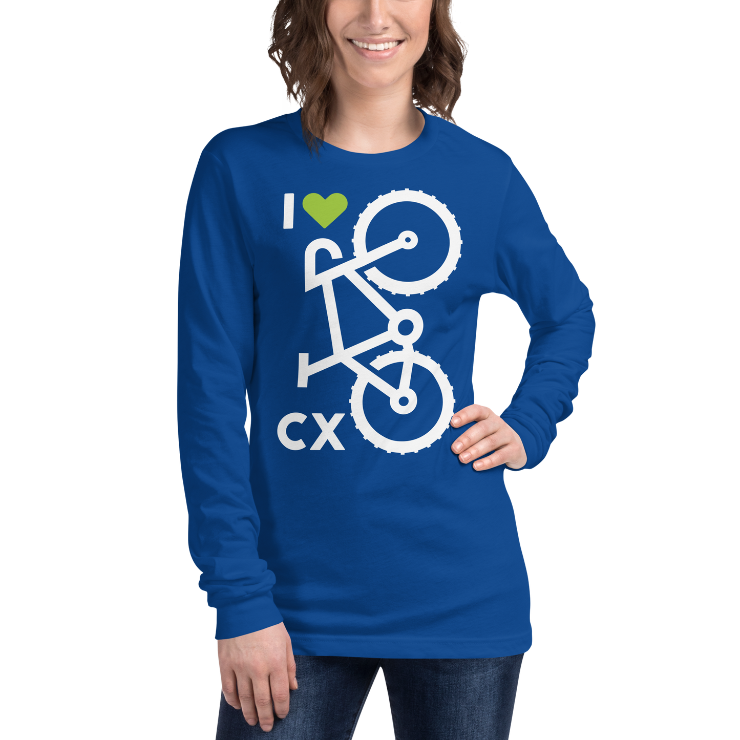 I 💚 CX: Unisex Long Sleeve T-shirt / Dark