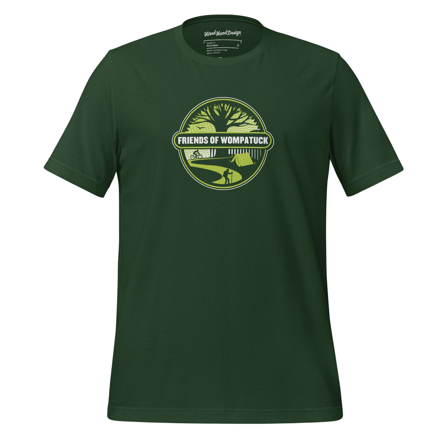 FOW: Unisex T-shirt / Green Logo w/ Dark Tee