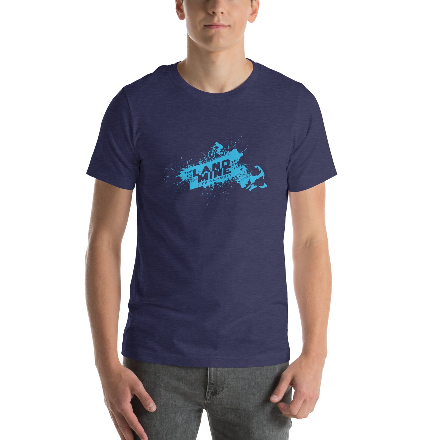 LandmineMTB: Unisex T-shirt / Blue Muddy MA