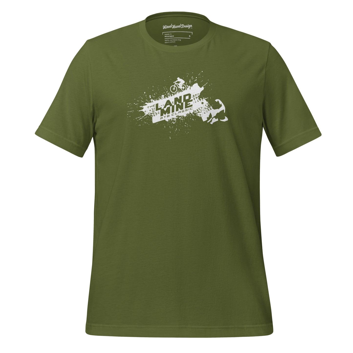 LandmineMTB: Unisex T-shirt / White Muddy MA