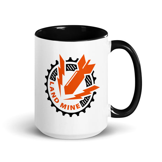 LandmineMTB: 15 oz Mug / Black Inside