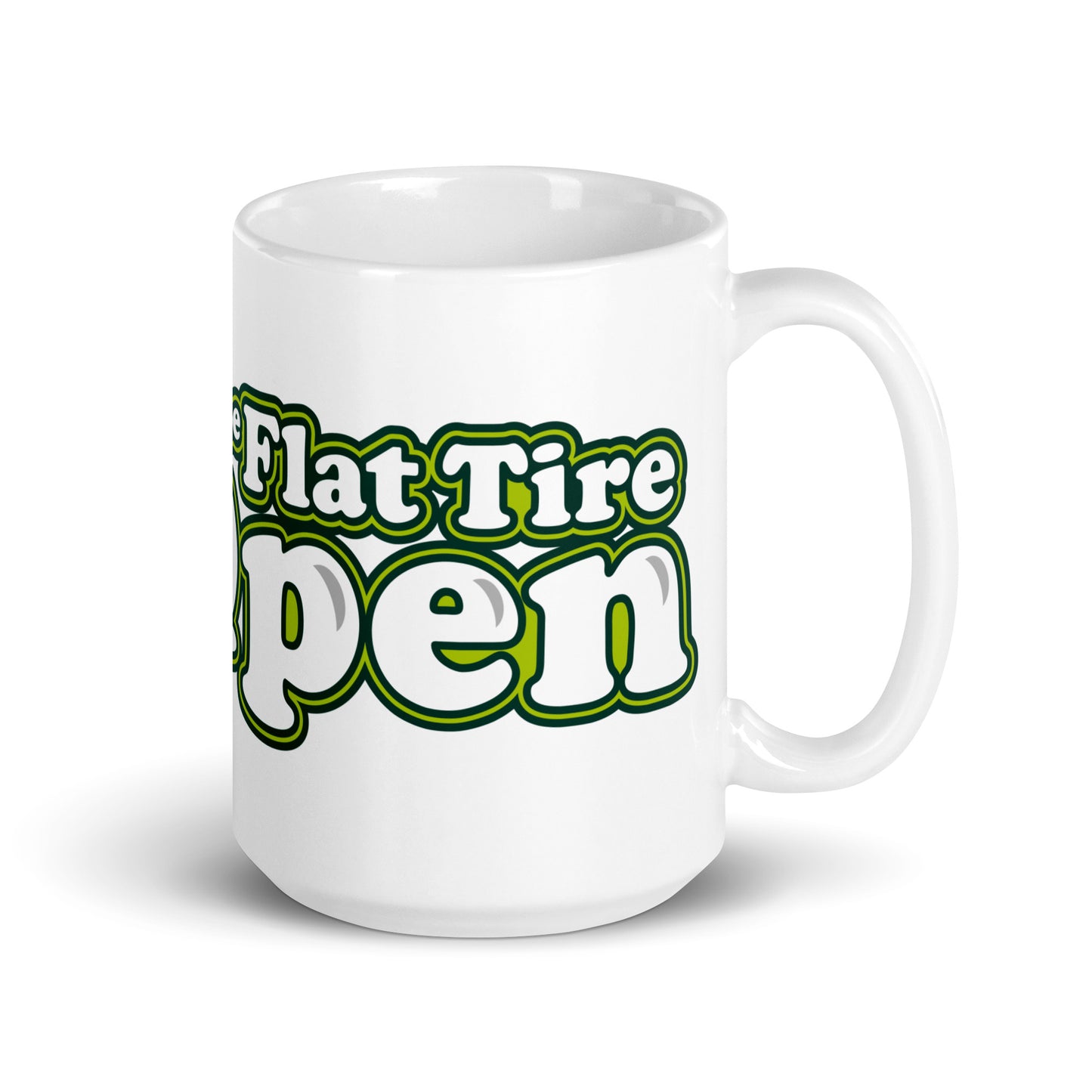 Flat Tire Open: Coffee Mug / 15oz