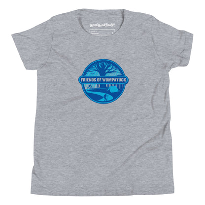 FOW: Youth Short Sleeve T-Shirt / Blue Logo w/ Light Tee