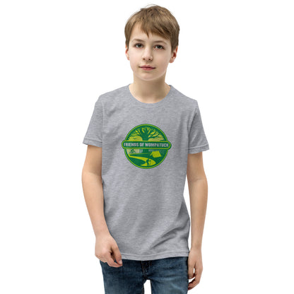 FOW: Youth Short Sleeve T-Shirt / Green Logo w/ Light Tee