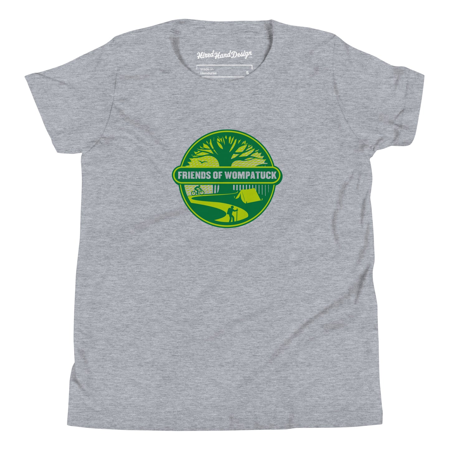 FOW: Youth Short Sleeve T-Shirt / Green Logo w/ Light Tee