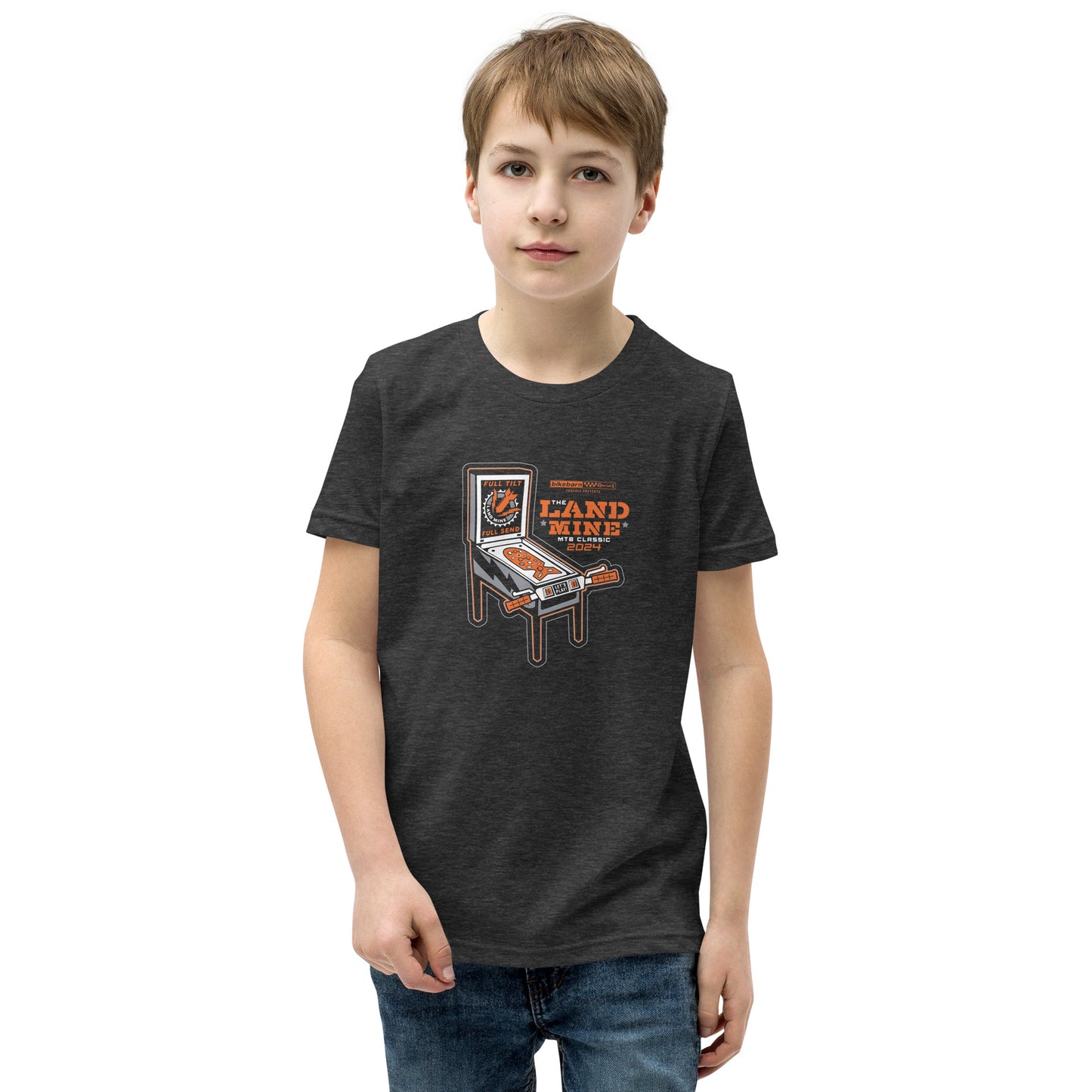 Landmine MTB: Youth Short Sleeve T-Shirt / Pinball