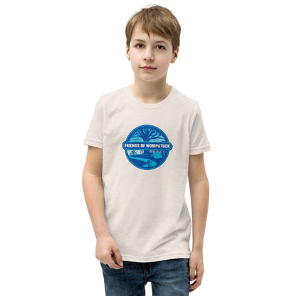 FOW: Youth Short Sleeve T-Shirt / Blue Logo w/ Light Tee