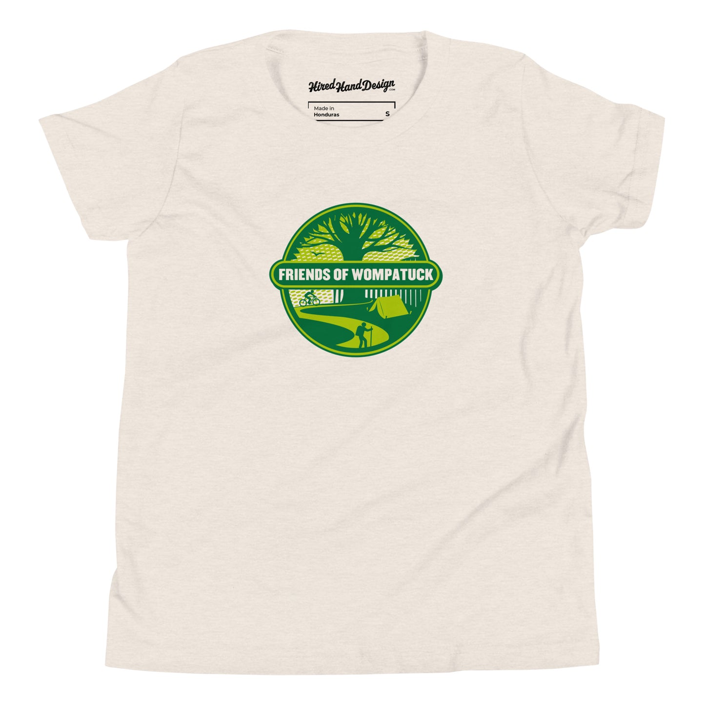 FOW: Youth Short Sleeve T-Shirt / Green Logo w/ Light Tee