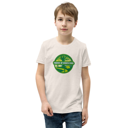 FOW: Youth Short Sleeve T-Shirt / Green Logo w/ Light Tee