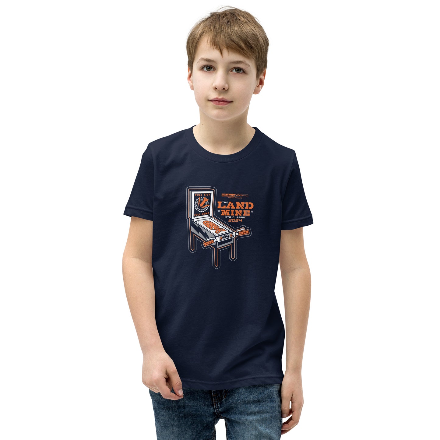 Landmine MTB: Youth Short Sleeve T-Shirt / Pinball