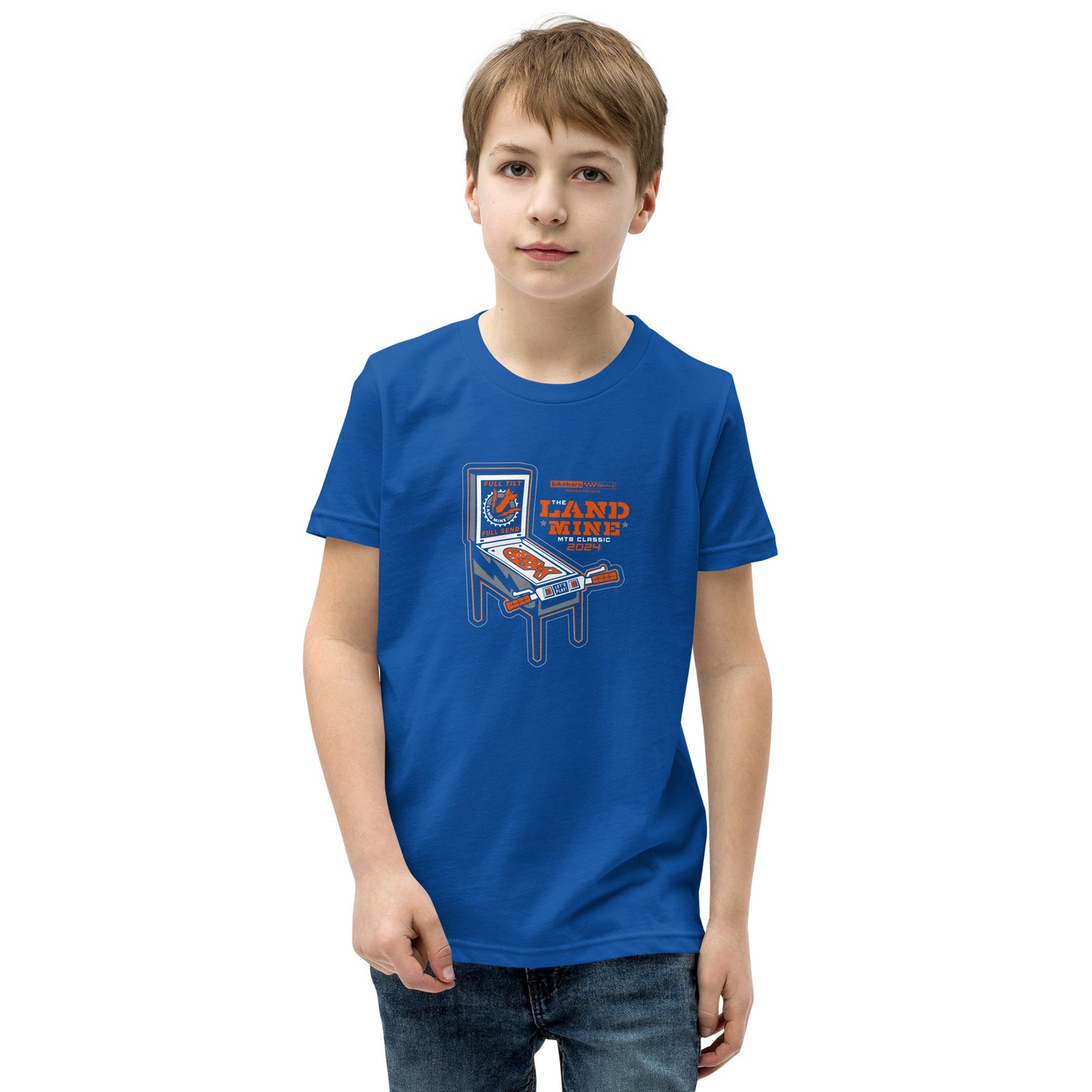 Landmine MTB: Youth Short Sleeve T-Shirt / Pinball