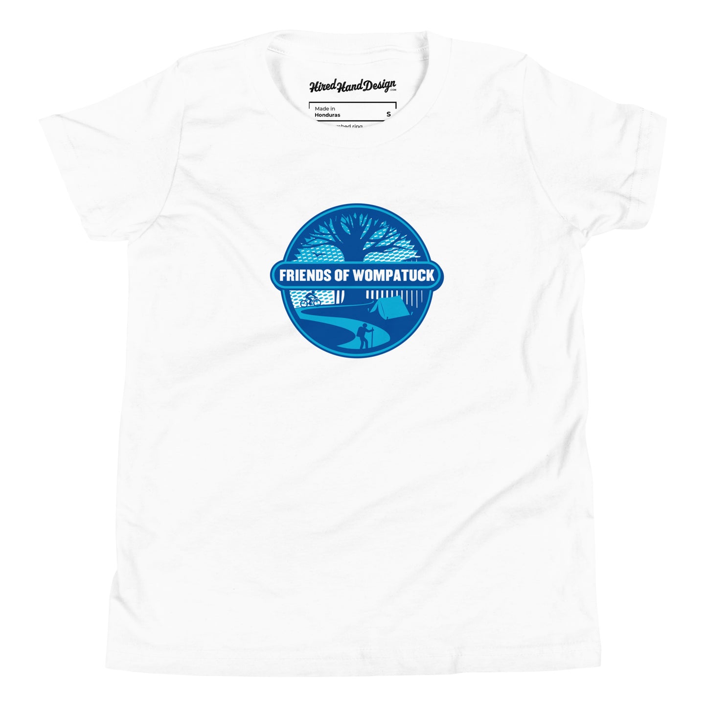 FOW: Youth Short Sleeve T-Shirt / Blue Logo w/ Light Tee